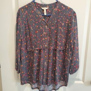 Matilda Jane Clothing Choose Your Own Path Afternoon Stroll Top, Women's M, NWOT